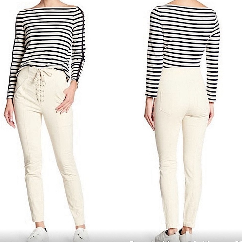 A.L.C. Kyle Lace Up Skinny Pant